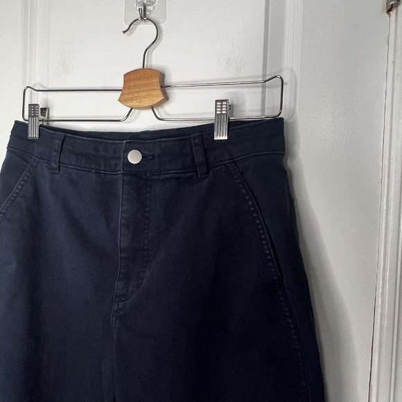 Everlane THE UTILITY BARREL PANT Navy Size 10 Cotton - Picture 7 of 12